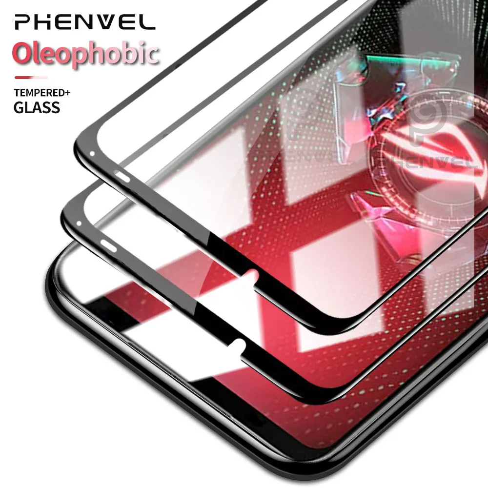 2Pcs Oleophobic Glass For Sony Xperia 10 5 1 III Full Cover Screen Protector For Xperia 1 10 5 II 1ii Tempered Glass Film