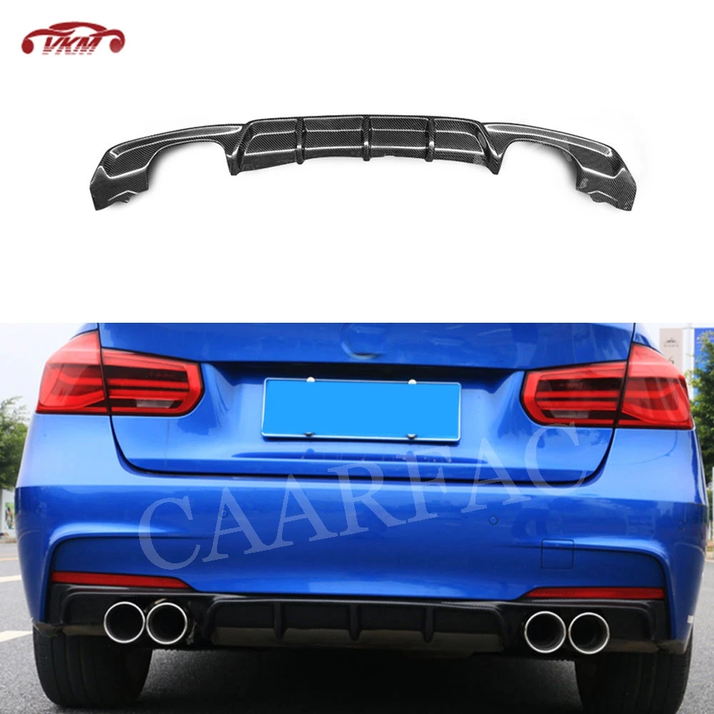 

ABS Carbon Look Lip Diffuser Spoiler for BMW 3 Series F30 F35 320i 328i M Sport 2012 -2018 Rear Bumper Extension