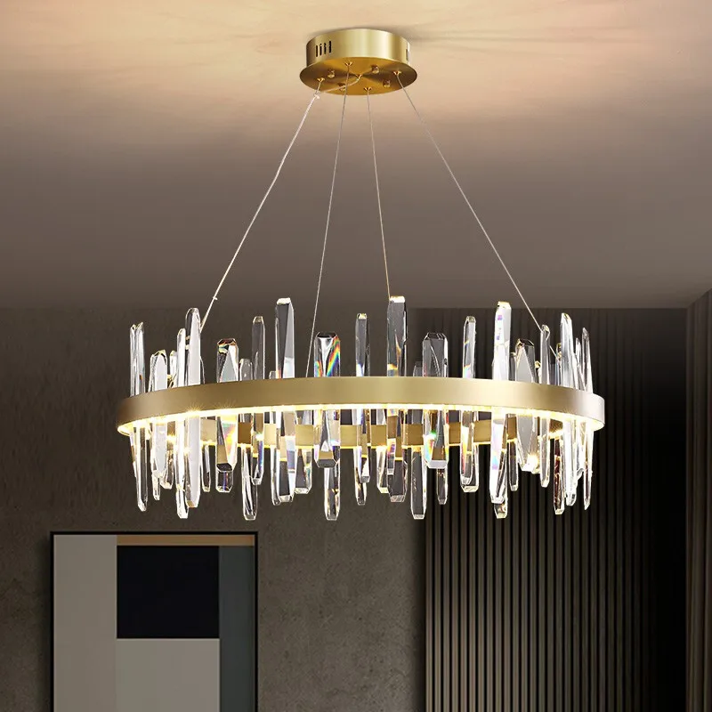 

Creative Led Pendant Lights Modern Crystal Droplight For Kids Bedroom Dining Room Pendant Lamp Living room Hanglamp Loft Light