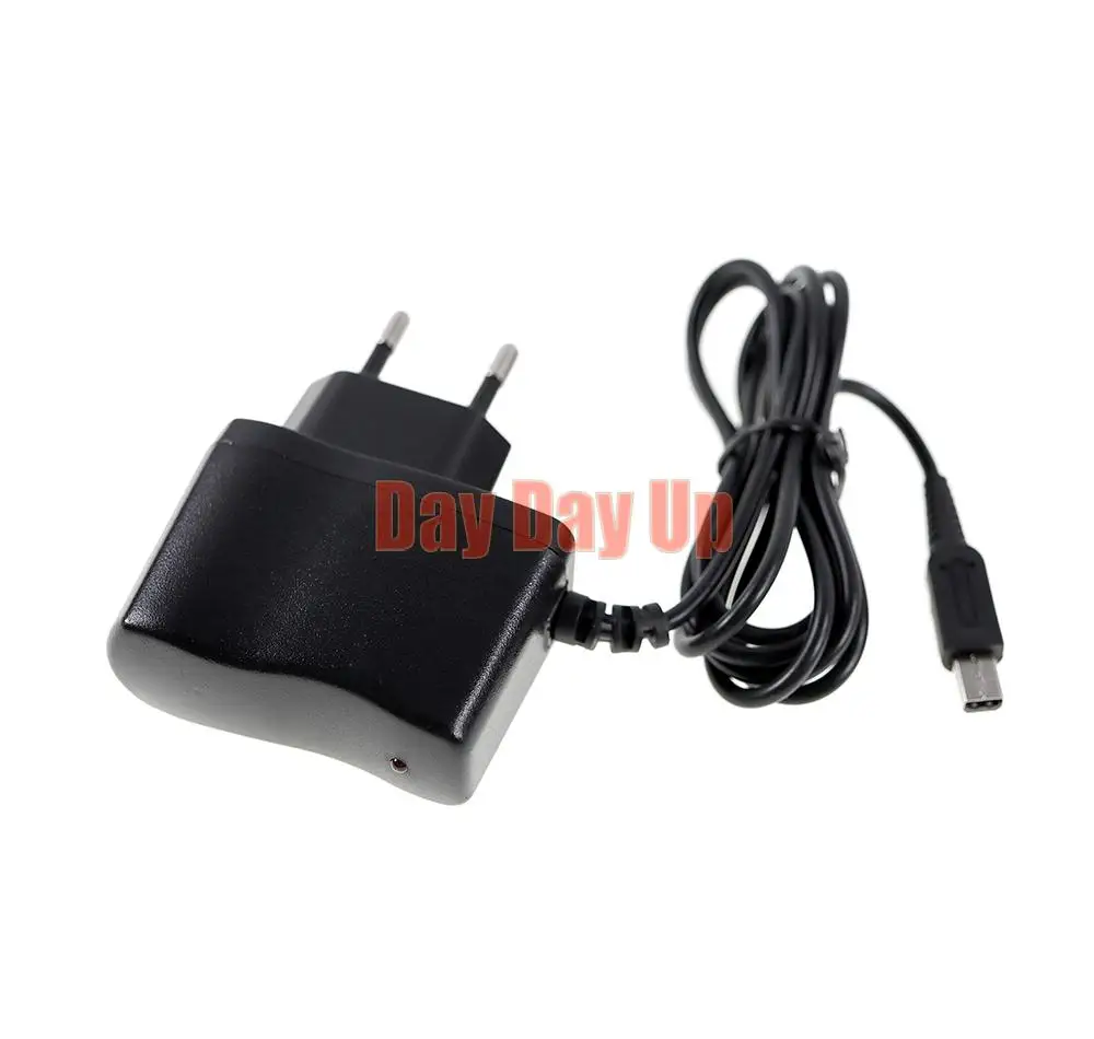 1pc preto ue plug carregador fonte de alimentação adaptador ac para 3ds 3ds xl dsi ndsi xl ndsi ll carregador padrão europeu