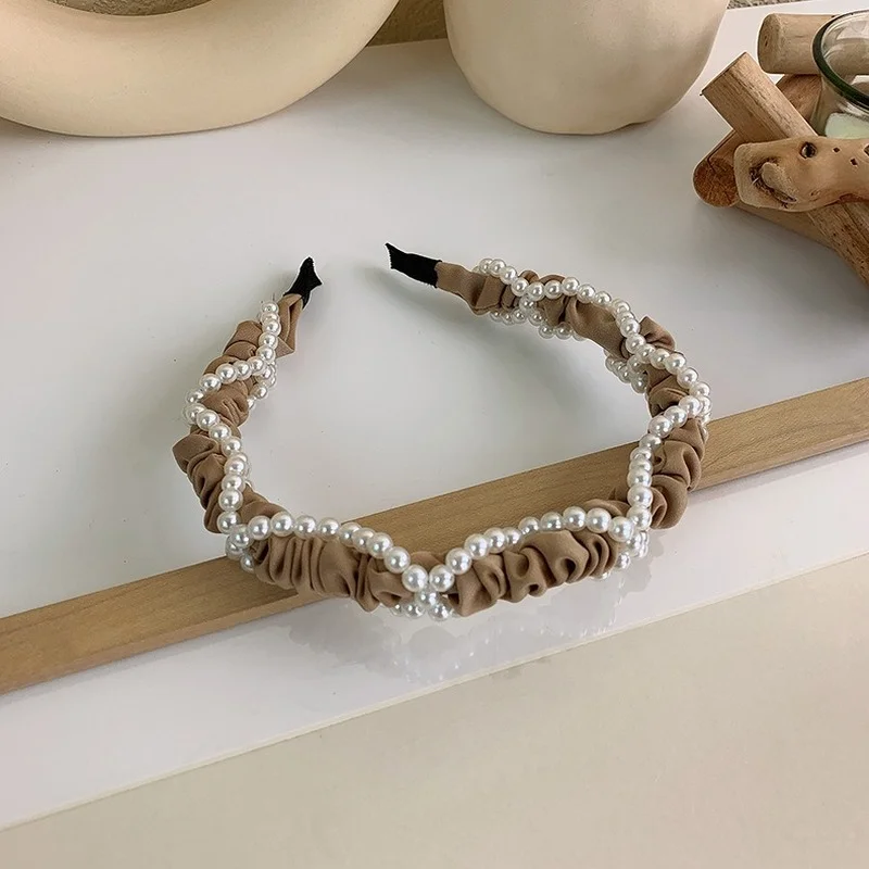 Fashion Hair Band Women Elegant Solid Color Sponge Headband Hair Hoop Girls Bezel Hair Accessories Hairband 2021 New Headband