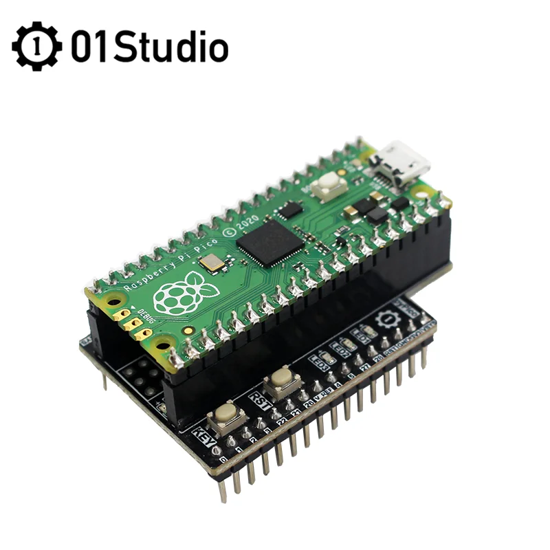 01Studio-Carte de microcontrôleur Raspberry Pi Pico Tourists, Core ARM, haute performance, à faible coût, avec interfaces numériques flexibles