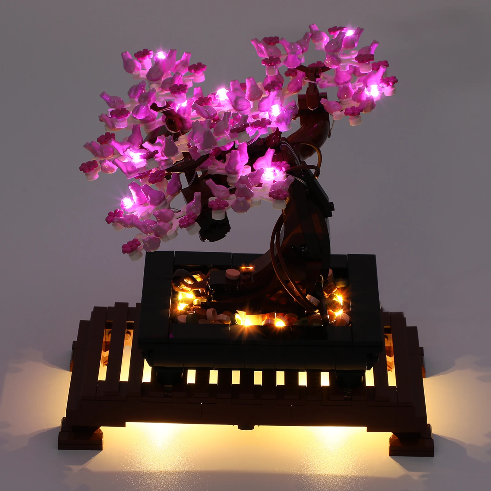 SuSenGo LED Light สำหรับ10281 Bonsai Tree, Pink Blossoms รุ่น (รุ่นไม่รวม)