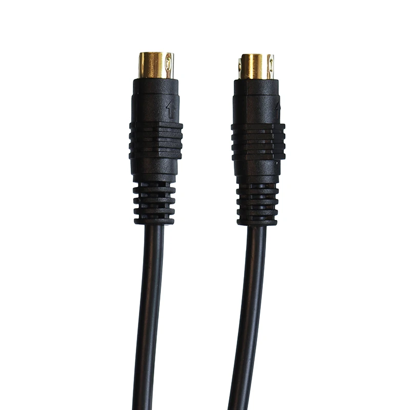 1.5m S-video Cable Male to Male 4 pin computer connected TV cable For Projector VCR DVD Nickel plated New