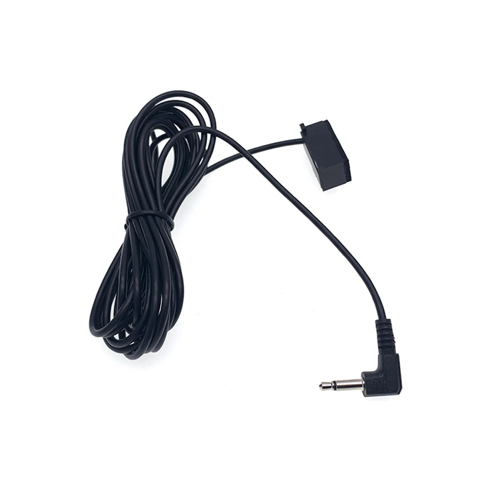 Micrófono de Audio estéreo con conector Jack de 3,5mm para coche, Mini micrófono externo con cable rectangular para CD, DVD, Radio, Bluetooth, 3M