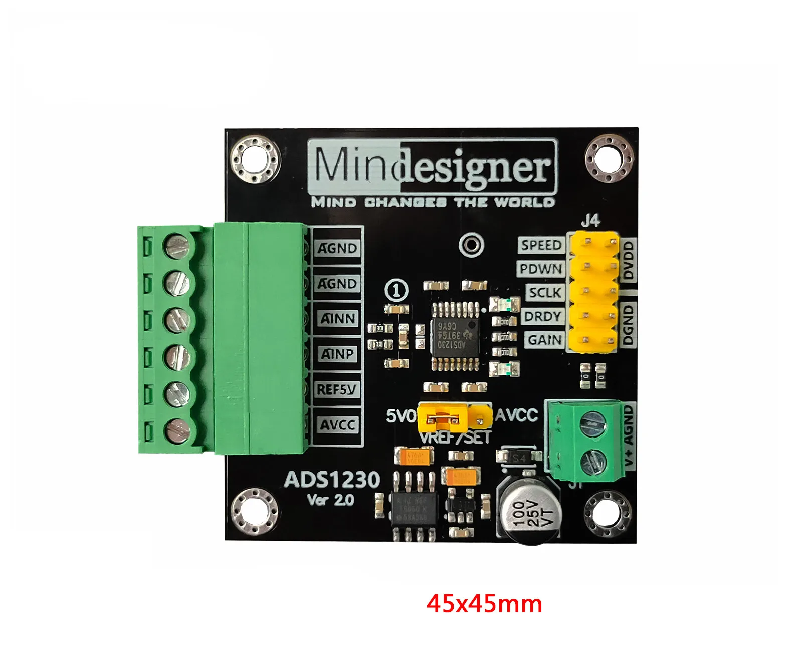 ADS1230IPWR ADS1230 module 20-bit ADC module high-precision analog-to-digital conversion module