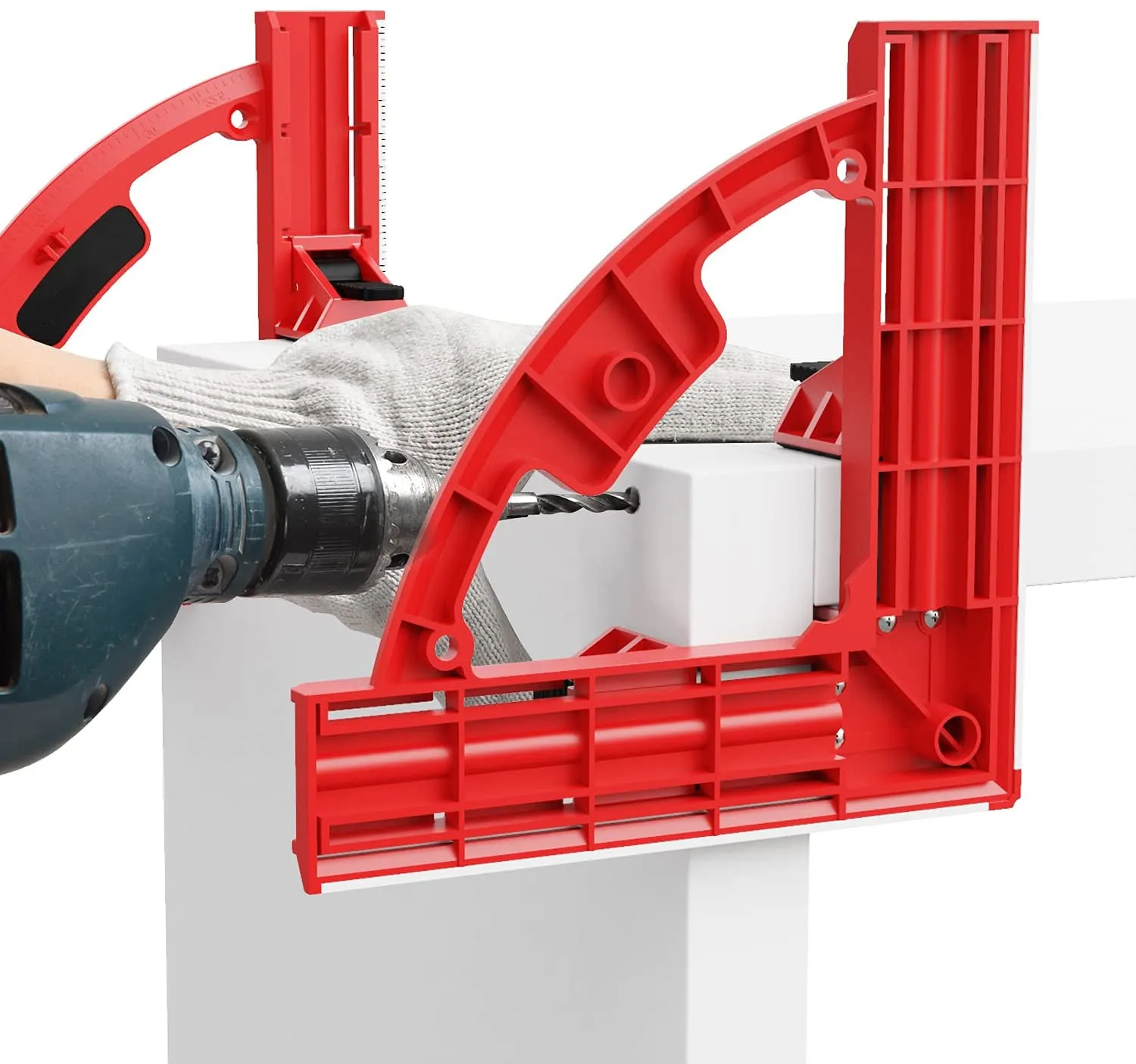 Abrazadera de esquina ajustable rápida, abrazadera de ángulo recto de 90 grados para carpintería, gran herramienta de regalo para padre, bricolaje, herramientas manuales