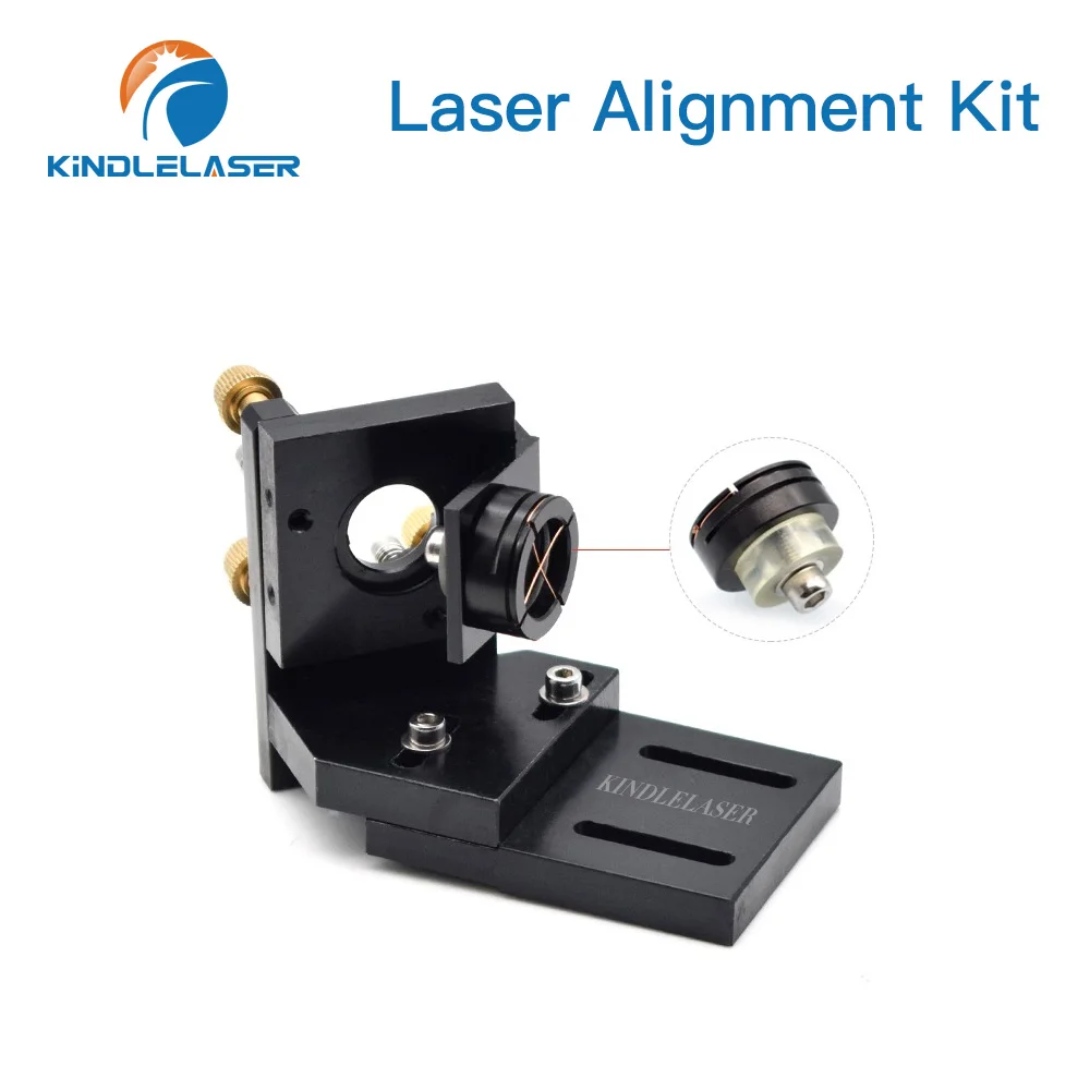 KINDLELASER-regulador de luz láser, Kit de alineación, dispositivo de calibración de ruta láser para máquina de corte láser CO2