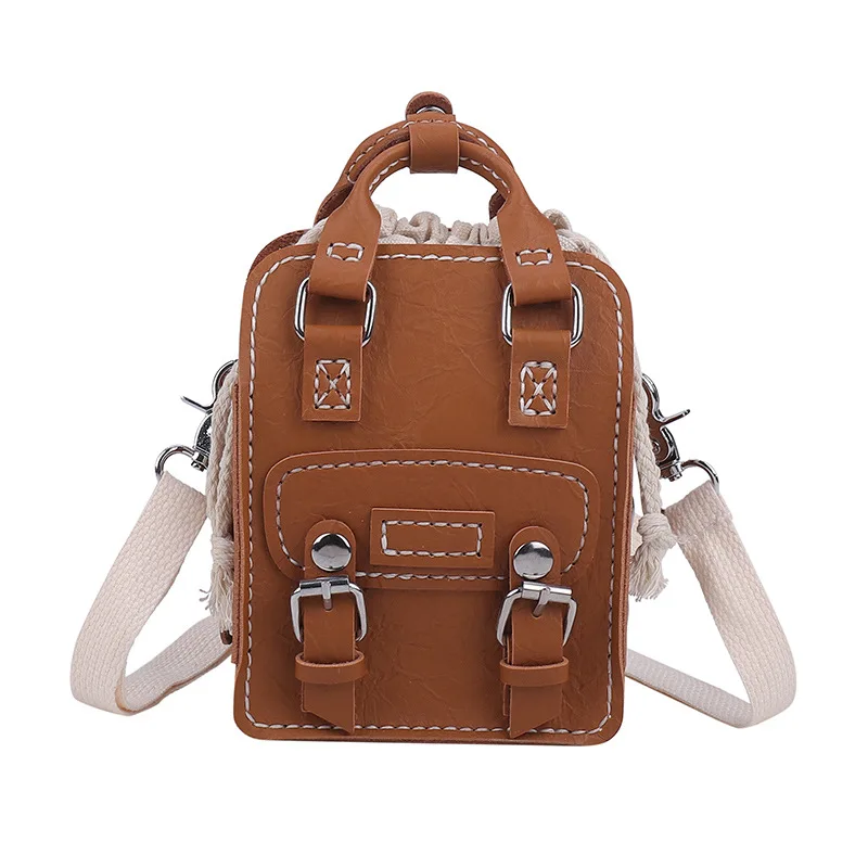 Customized DIY Handmade Messenger Bag Set Hand Stitching Sew Handle Shoulder Strap Woven Bag Material for Women