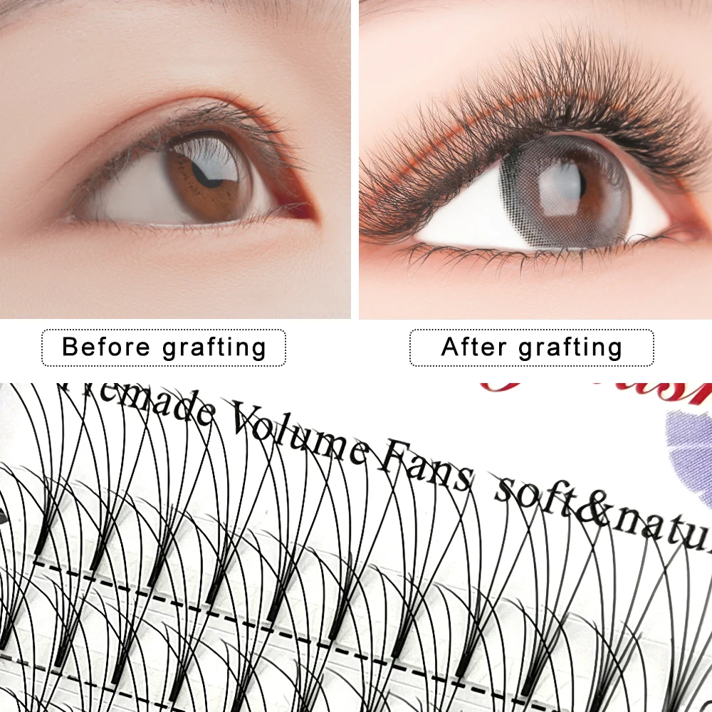 3d 4d 5d Eyelash False Pre Made Fans Eye Lashes Extension 8-15mm Handmade Individual Volume Fans Wholesale Makeup Lashes Premade