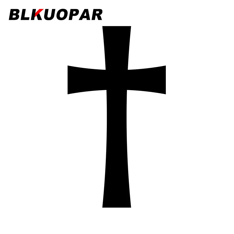 BLKUOPAR for Cross Car Stickers Fashionable Vinyl Material Decals JDM Assessoires Campervan SMotorcycle Helmet Scratch-Proof