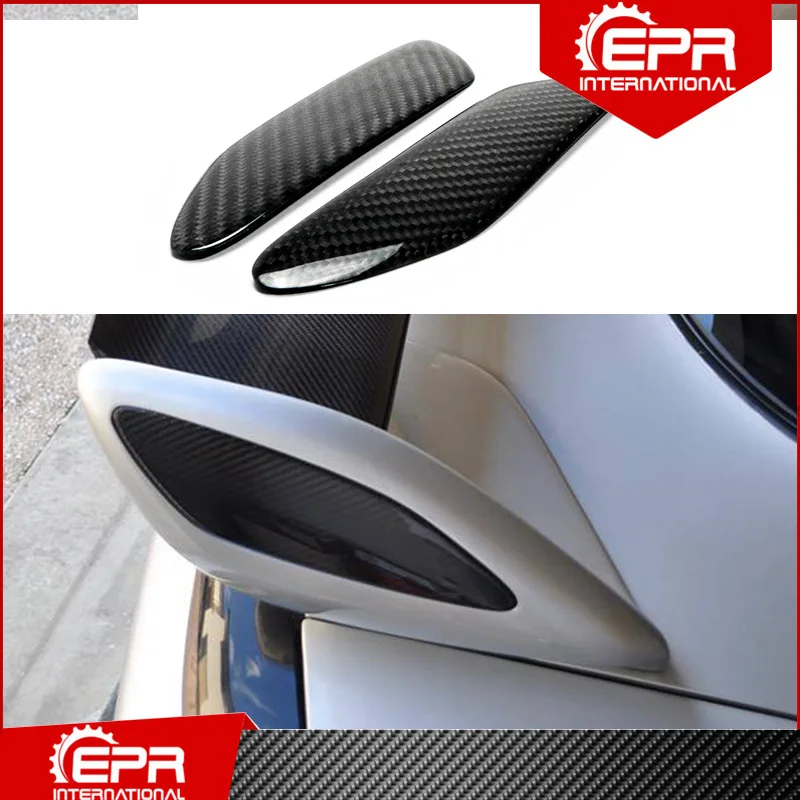 

For RX7 FD3S Carbon Fiber Mazdaspeed Rear Spoiler End Cap Trim Part RX7 Racing Carbon Wing Cover Body Kit FD3S Accessories