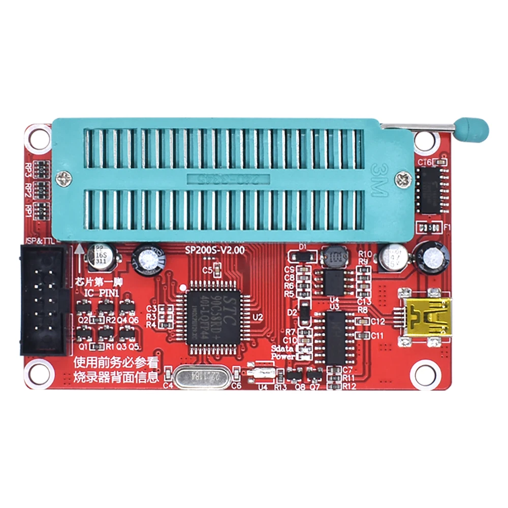 Programmatore USB EEPROM ufficiale SP200SE / SP200S migliorato con interfaccia ISP per SCM 336 e SCM serie 24 e 93 per arduino