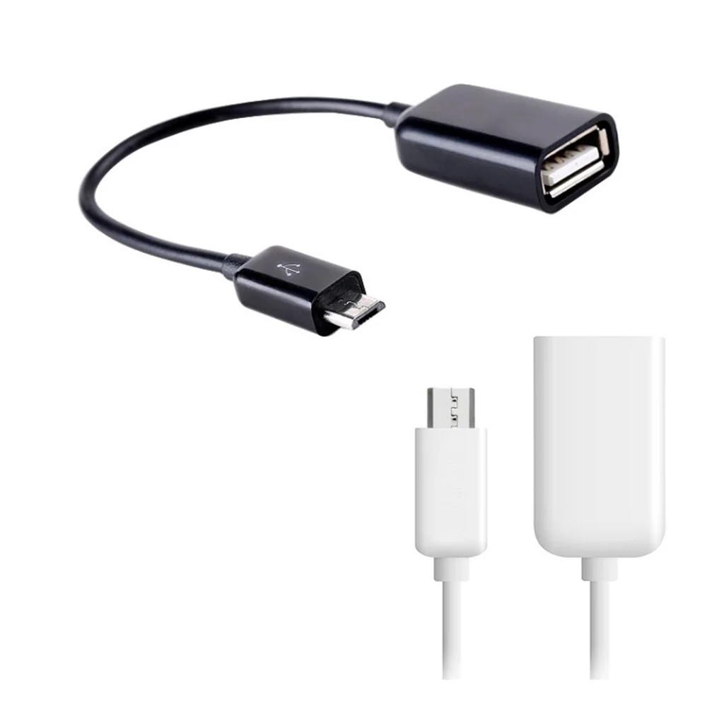 Schwarz Micro USB OTG Kabel Daten Transfer Micro USB Männlich zu Weiblich Adapter für  Android