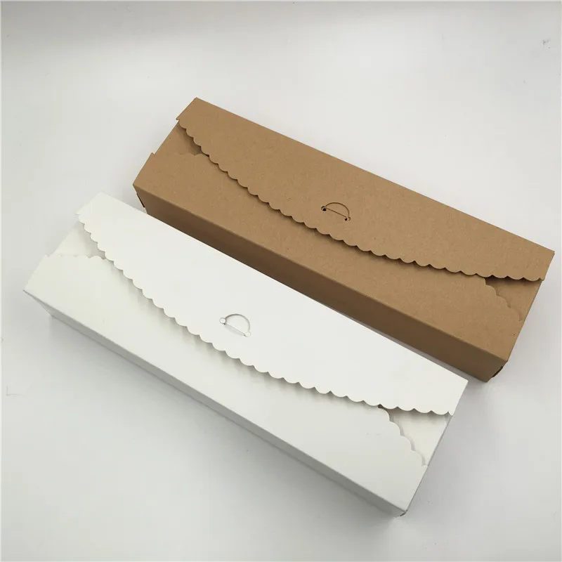 

20 шт./лот, длинные коробки из крафт-бумаги, футляры для упаковки подарков на день Святого Валентина с цветами, контейнер «сделай сам», коробки для хранения, футляры