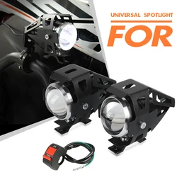 For Honda NT 600 700 FMX 650 CRF150R CROSSRUNNER 800 Deauville 12V Motorcycle Metal Headlight Driving Spot Head Lamp Fog Light