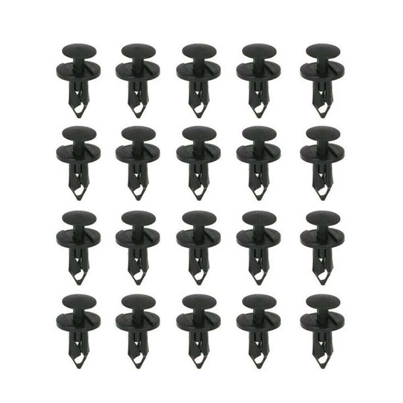 1 Set Car Push Pin Rivet Trim Clips Kit Auto Fastener Fastener Rivet & 2 Pcs Beige Sun Visor Clip Holder Bracket