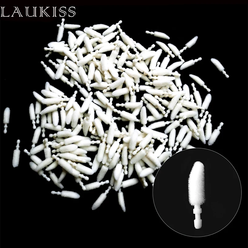 1000/2000pcs Lip Brush Applicator Head Replacement Makeup Brush Head Cosmetic Lip Gloss Tool Cotton Head for Lipstick