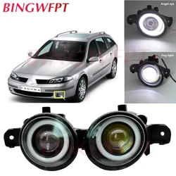 2PCS For Renault Clio Master Laguna Symbol Grand Modus Wind Koleos Thalia Modus Vel Satis Espace Angel Eye Fog Lights 2pcs