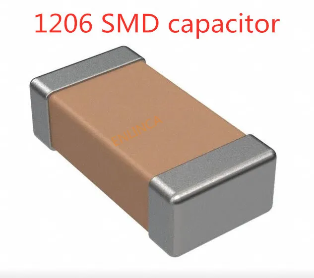 

200PCS 1206 SMD capacitor 104 103 223 473 224 472 k/m/z 50V 4.7NF 10NF 22NF 47NF 100NF 220NF 0.22 0.01 0.022 0.047 0.1uf X7R