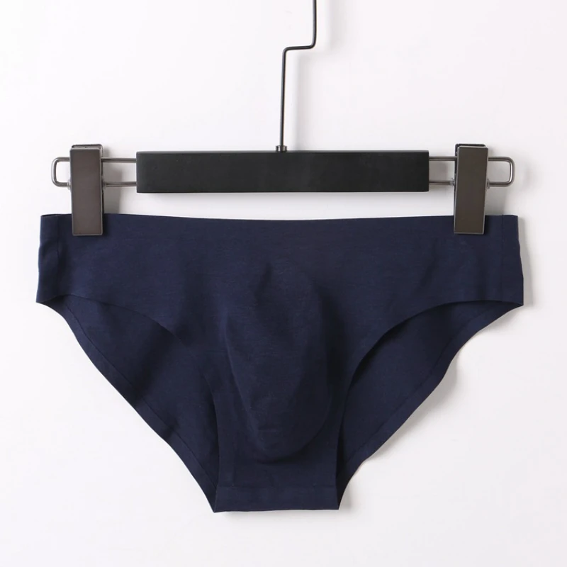 Sexy Men Briefs Underwear Mens Modal Underwear Seamless U Conve Pouch Underpants Breathable Confortable Low Waist Male Panties