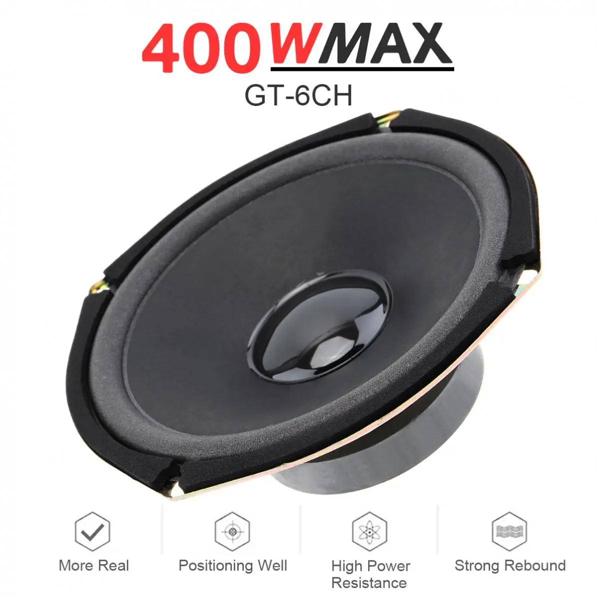 

1pcs 6 Inch 400W 12V Car Coaxial Speaker Vehicle Door Auto Audio Music Stereo Full Range Frequency Hifi Speakers