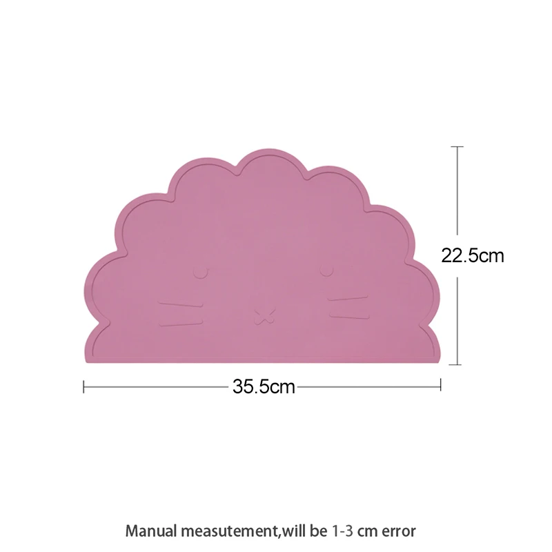 100% 식품 안전 승인 실리콘 다이닝 기구, 플레이스매트 테이블 매트, 어린이 식기 패드, 어린이 급식 식기, 아기 물건