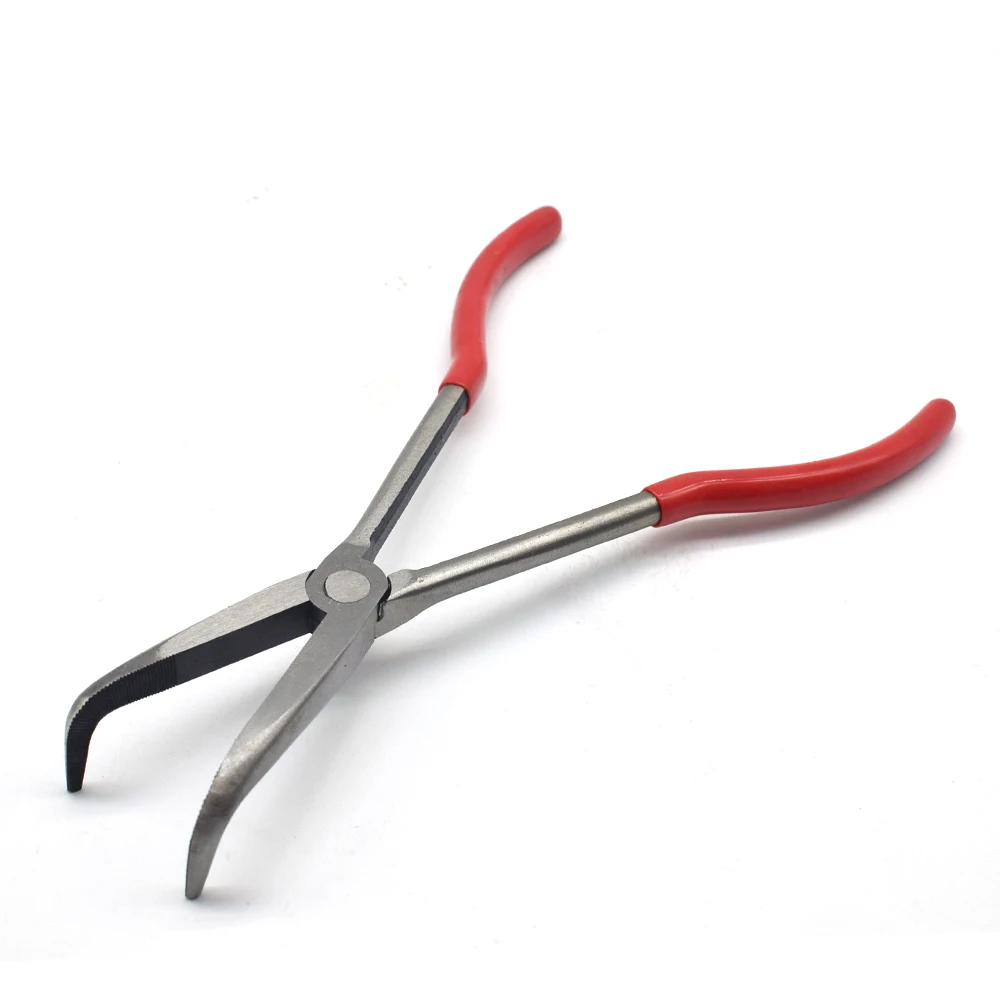 

90 Degrees Crucible Tongs Gold Melting Furnace Clam Jewelry Pliers