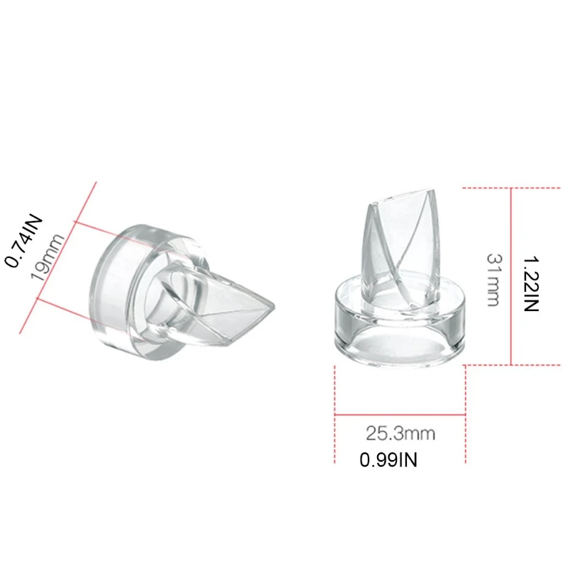 

Silicone Duckbill Valves Electric Breastpump Parts Baby Feeding Nipple Pump Replacement Accessories