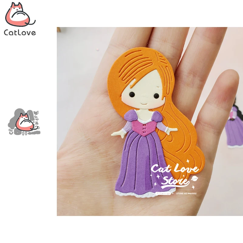 

Princess Party Metal Cutting Dies Scrapbooking Stencil Die Cuts Card Making DIY Decorative Craft Embossing New Dies For 2020