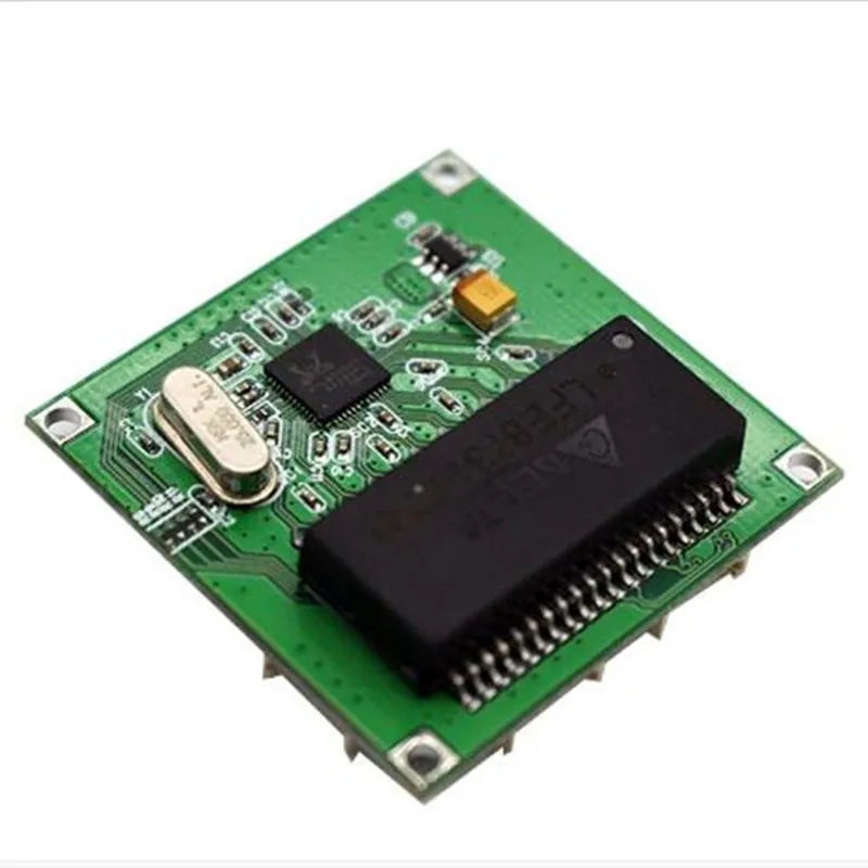 Mini PBCswitch Kích Thước Module 4 Cổng Mạng Pcb Board Mini Ethernet Mô Đun 10/100Mbps OEM/ODM Ethernet Hub