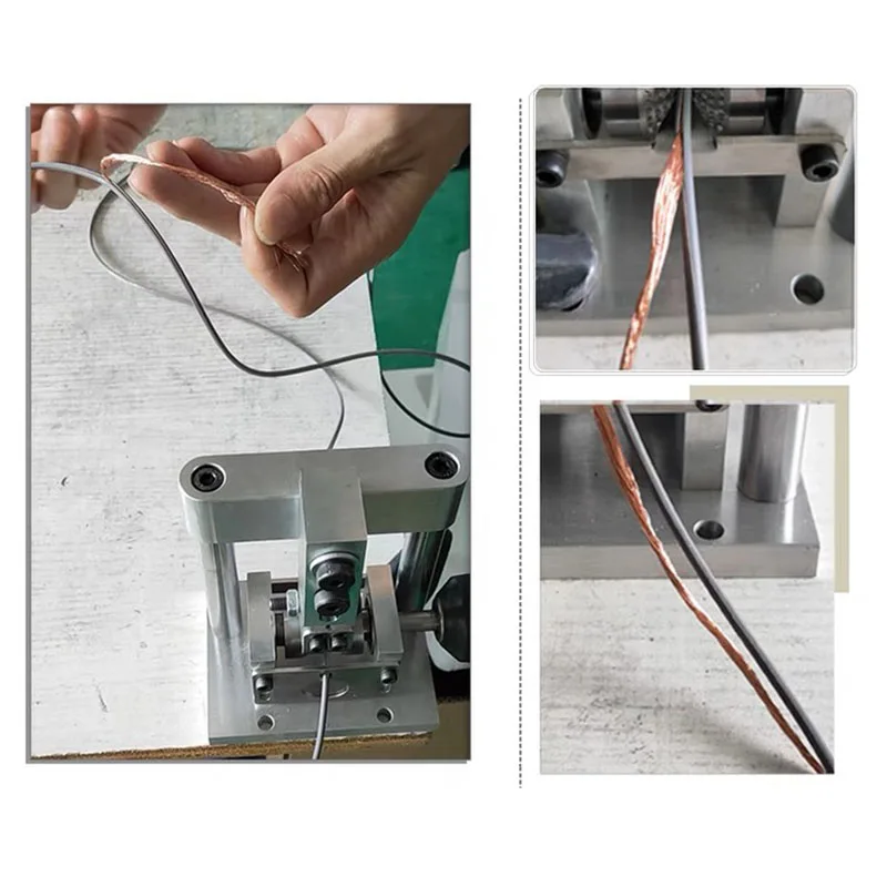 Macchina spelafili manuale per Mini fili di scarto per uso domestico diametro 1-15MM spelafili per pelapatate piccola macchina spelafili a manovella