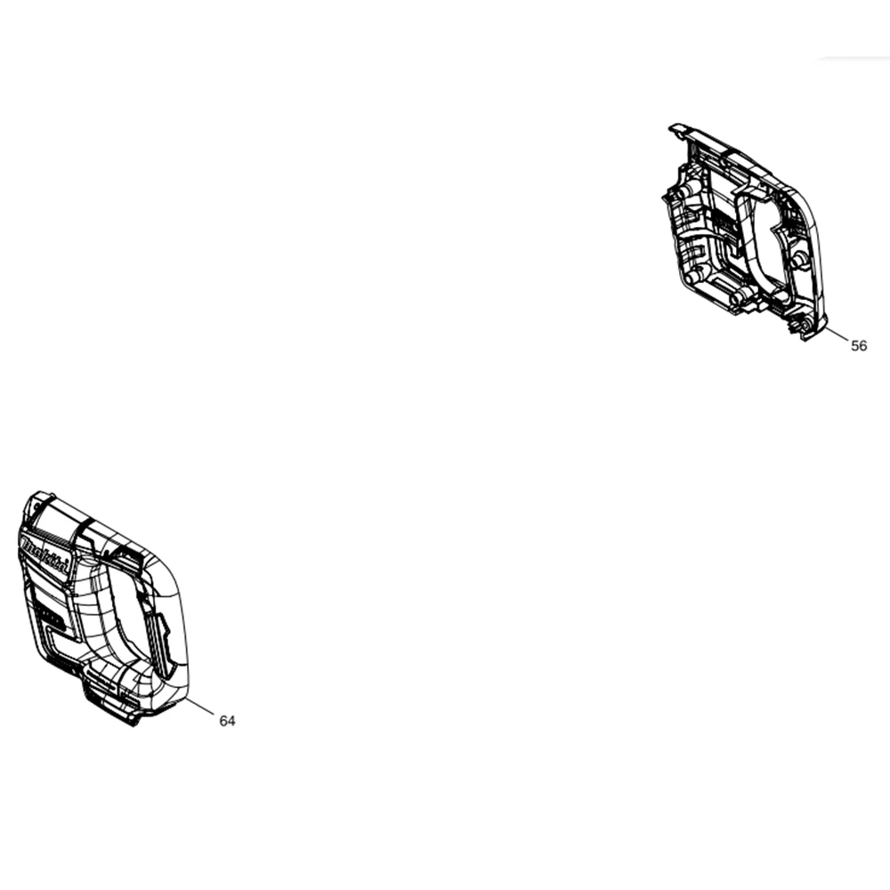 Montaje de mango para MAKITA DJR188 183H42-8