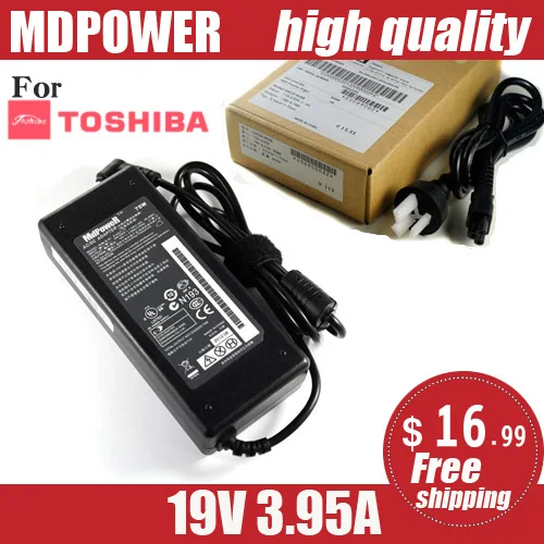 

For Toshiba Laptop AC Adapter Charger 19V 3.95A ADP-75SB BB ADP-75SB AB PA-3468E-1AC3 PA-3715E-1AC3 PA-1750-09 ADP-75HB