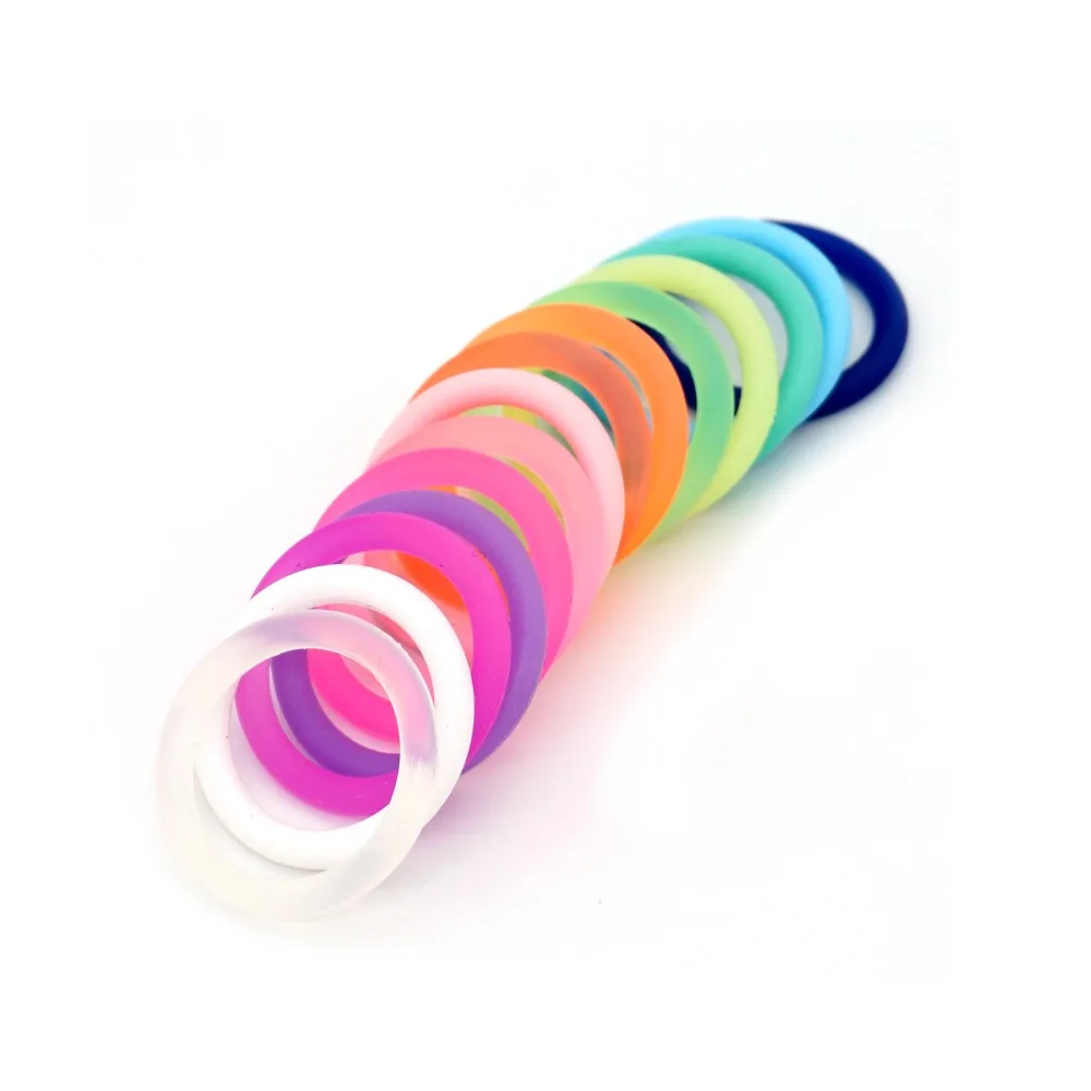 30 Stück transparenter, klarer Silikon-Schnullerring MAM-Adapter O-Ring in Lebensmittelqualität – Detail 5