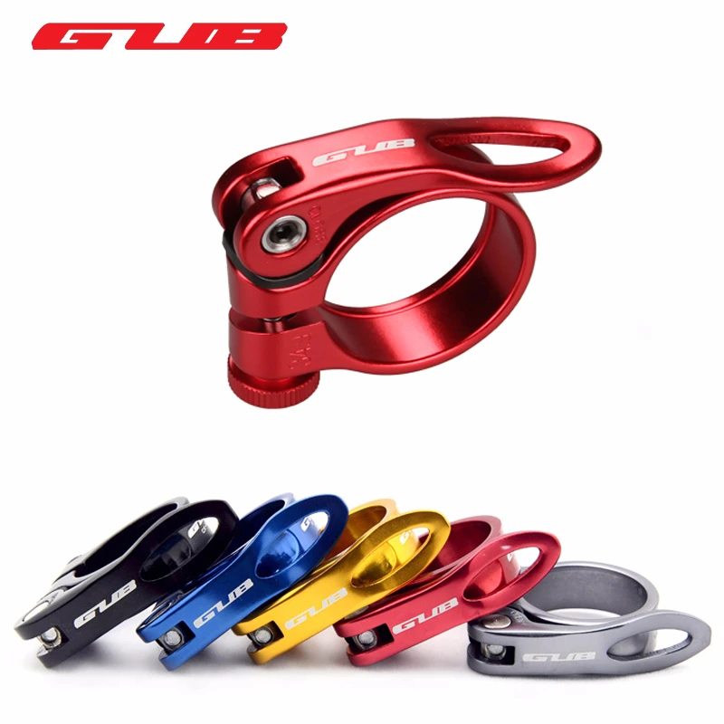 

GUB Bicycle Seat Post Aluminum Ultralight Quick Release Road Bike MTB Mountain Bicycle Seat Post Seatpost Clamp 31.8mm 34.9mm 4.