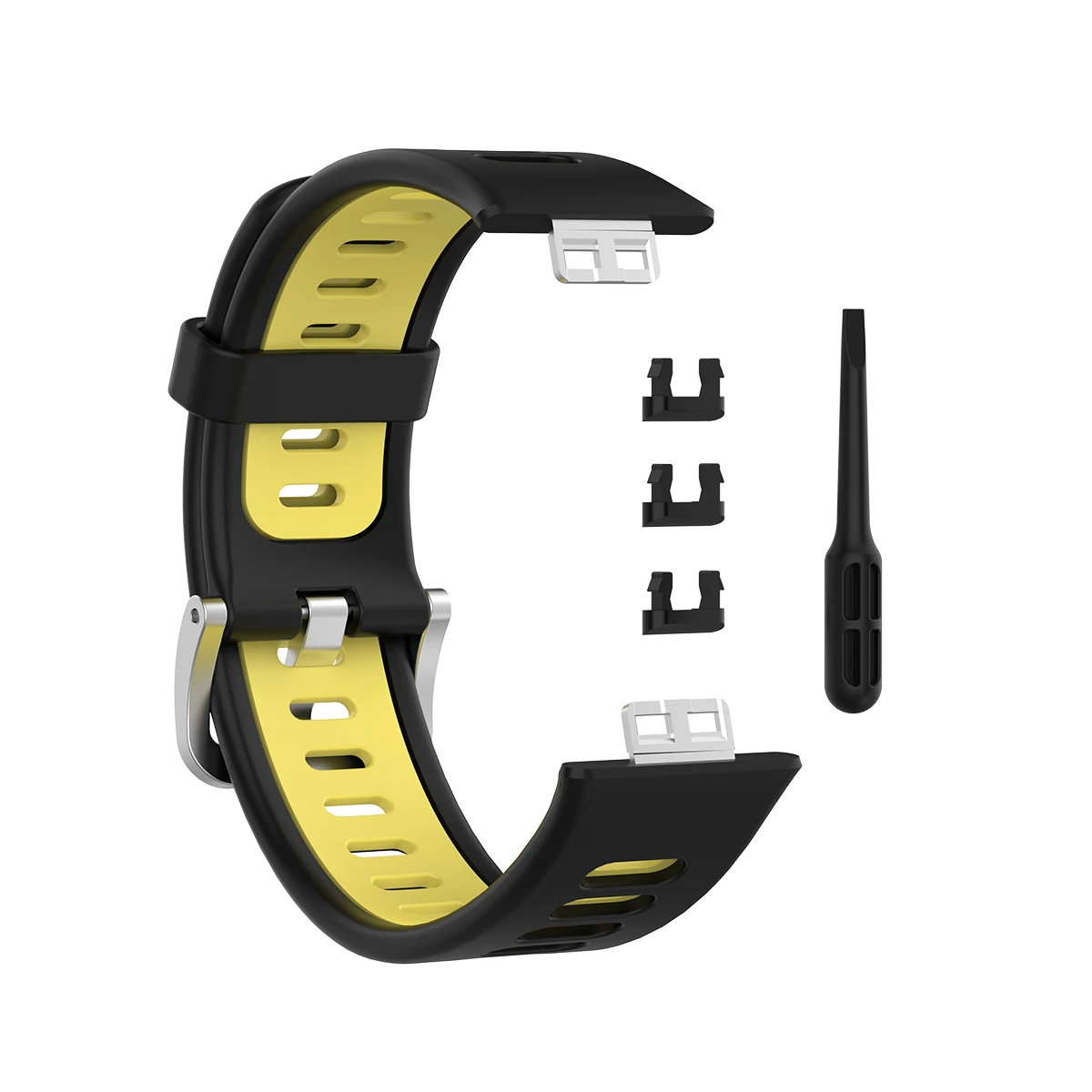 حزام ساعة من السيليكون لساعة Huawei Watch Fit ملحقات سوار الساعة الذكية الأصلية لسوار المعصم Huawei fit مع أداة