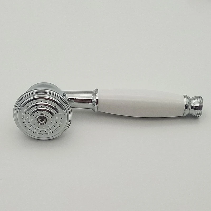 

Antique Style Shower Head Metal Copper Bathroom Handheld Shower Head Chrome Polished Shower Handset for Faucet Spray