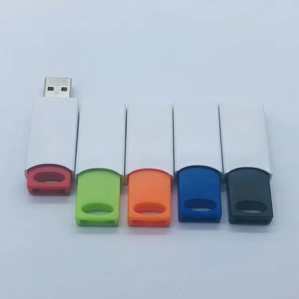 

USB Flash Disk Shell DIY Accessories Multicolor Plastic USB Box Push-pull Shell Only Process General Board Type