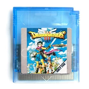 Dragon Warrior III for 16 Bit Handheld Color Console Region Free Video Game Cartridge Console Card