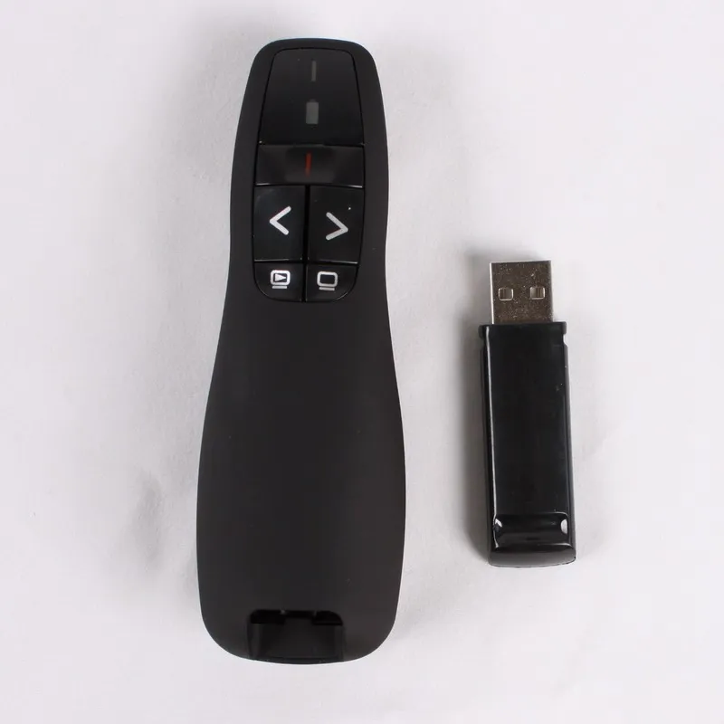 PPT  Presenter  2.4GHz USB R400 Wireless Remote Control Pen Pointer For Powerpoint Z2 , Controller With Portable bag