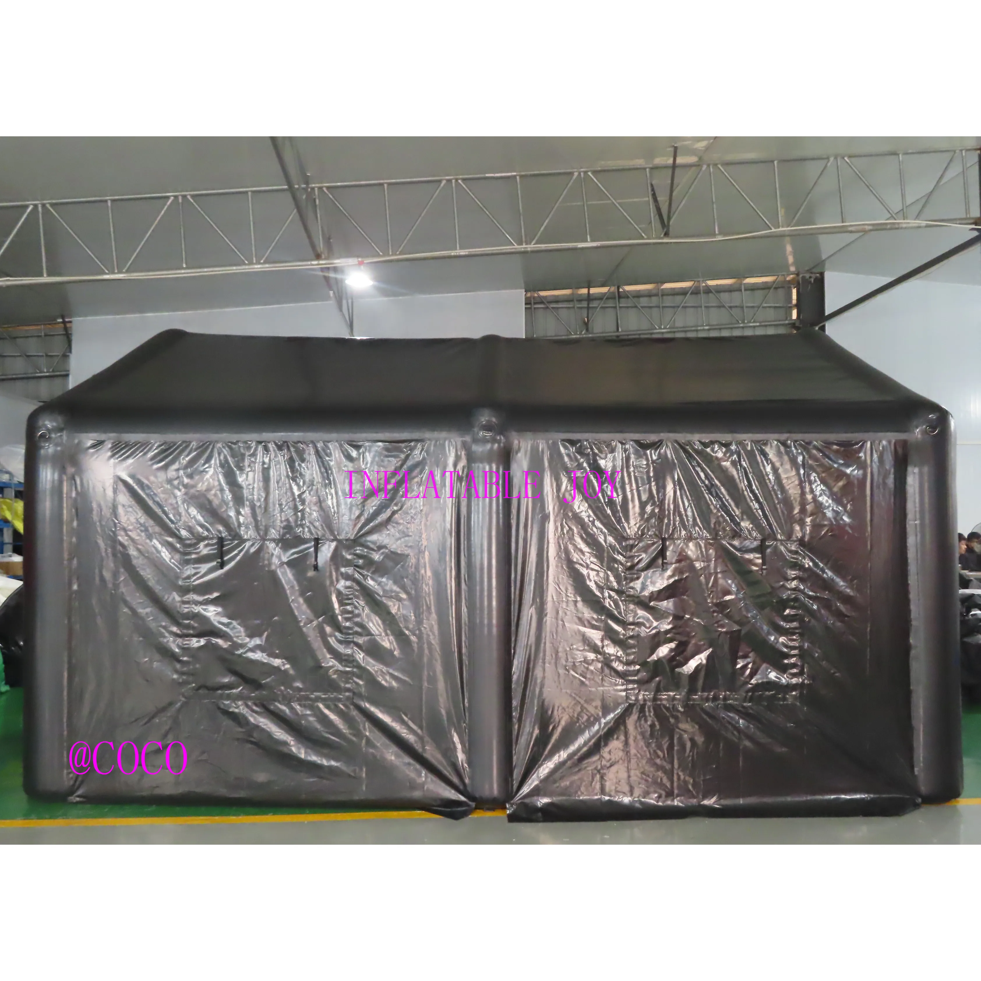 Fast Airเรือประตู,cinemaเต็นท์พองสีดําInflatable Party Marqueeเต็นท์สําหรับขาย,เต็นท์สุญญากาศพร้อมผ้าหน้าจอ