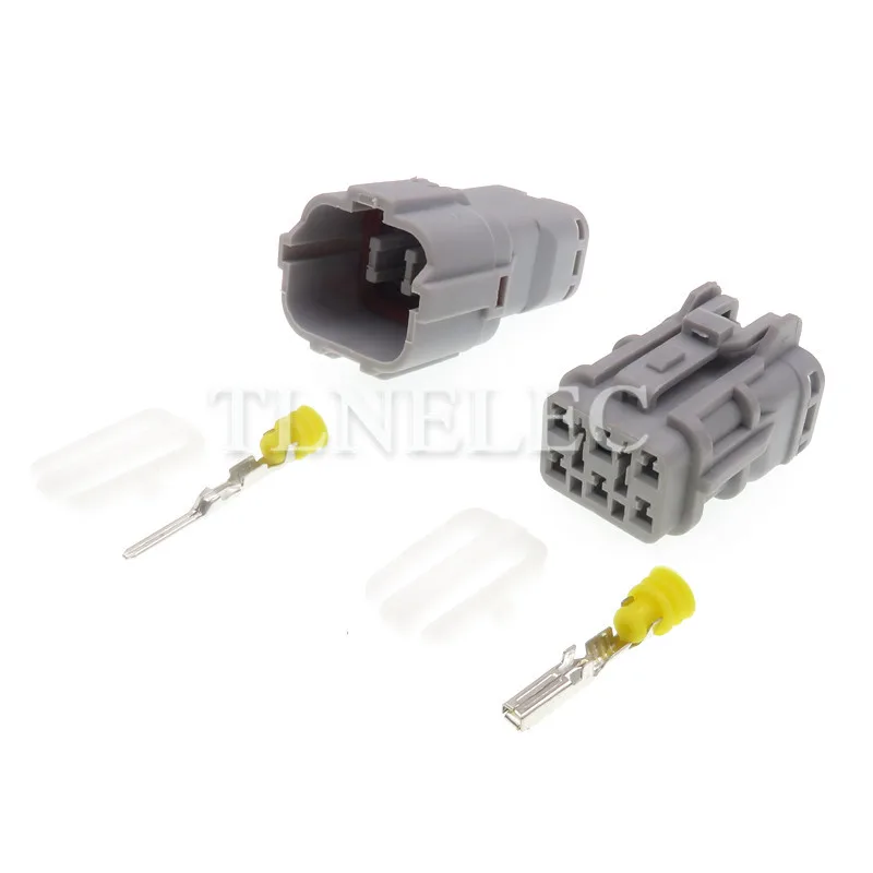 7123-7464-40 7222-7464-40 SWP Type Gray Male Female Fog Lamp Light Connector 6 Pin Auto Light Plug