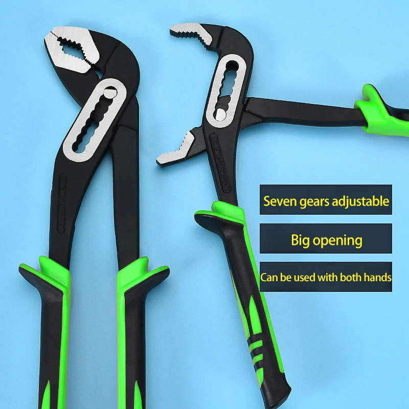 High Quality Water Pump Plier Adjustable Water Pump Pipe Pliers Heating Repair Multifunction Hand Tools 8/10/12 \