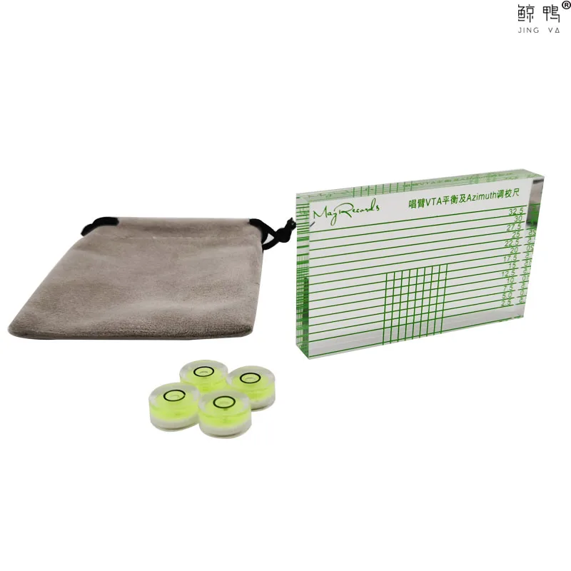 Tonearm VTA & cartuccia azimut allineamento righello blocco allineamento guscio 10mm