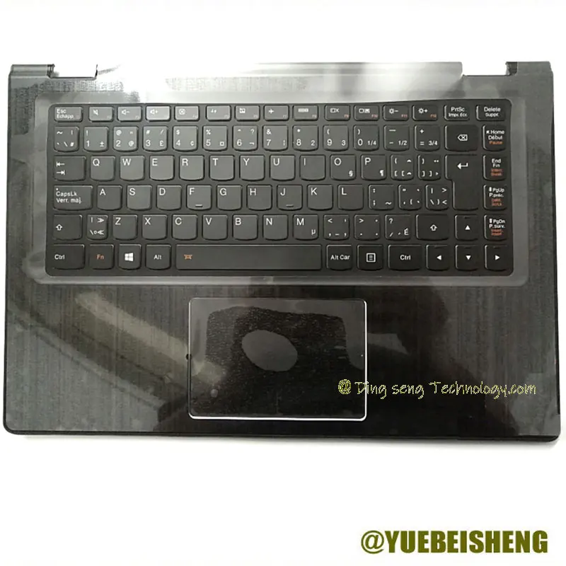 

NEW for Lenovo Yoga 3 14 YOGA 700-14 Yoga 700-14ISK palmrest Canada French keyboard upper cover Touchpad 5CB0H35654