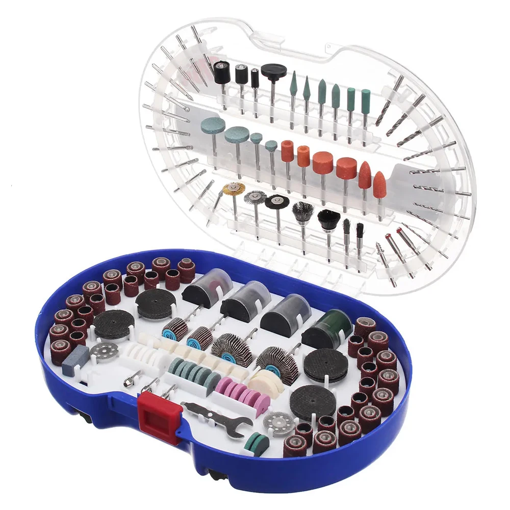 276Pcs อุปกรณ์เครื่องมือโรตารี่สำหรับ Dremel สว่านชุดเครื่องมือขัดขัดขัดขัดตัดชุดเครื่องมือ