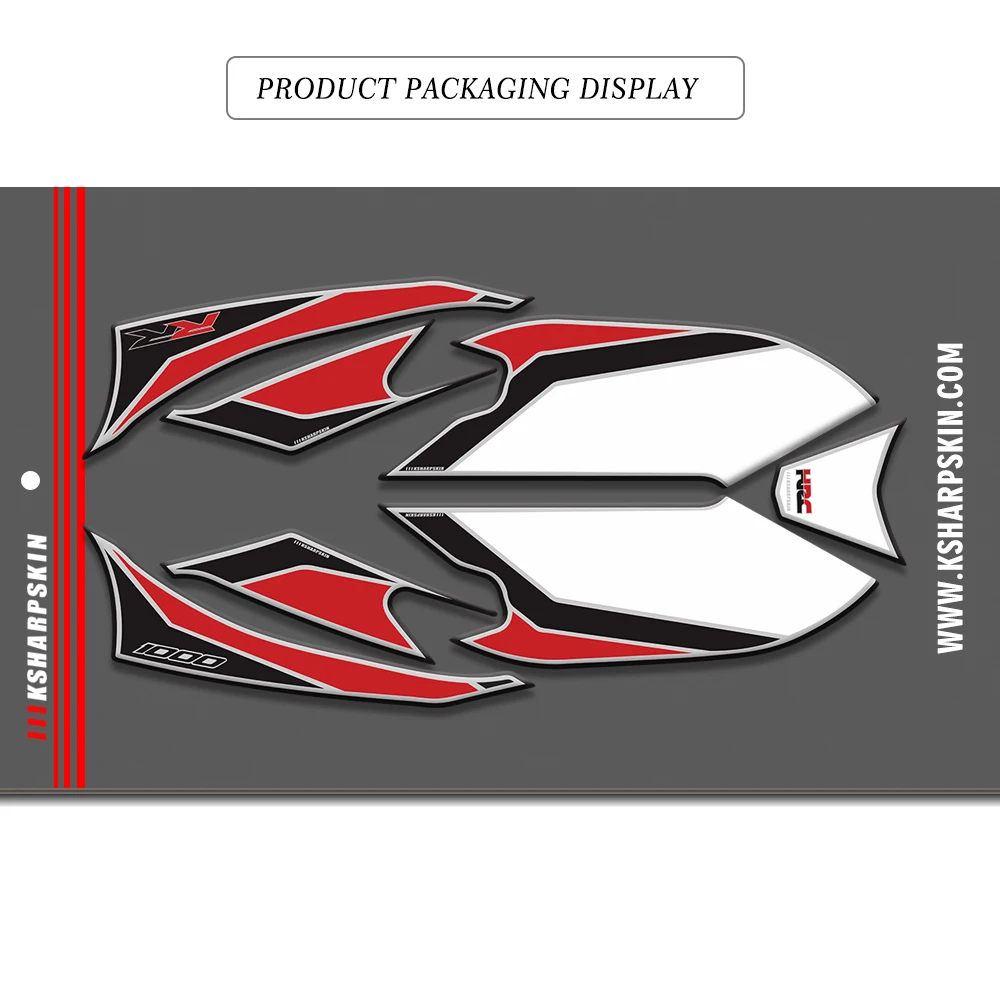 Motorcycle Front Fairing Sticker 3D Gel Protector Number Board moto decals for Honda CBR1000RR 2012  cbr 1000 rr  Logo