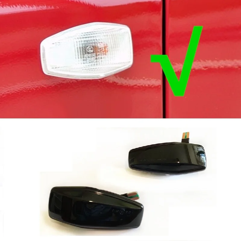 Suitable for Hyundai Tucson JM 2005-2010 Smoke Black Dynamic LED Indicator Side Marker Signal Light