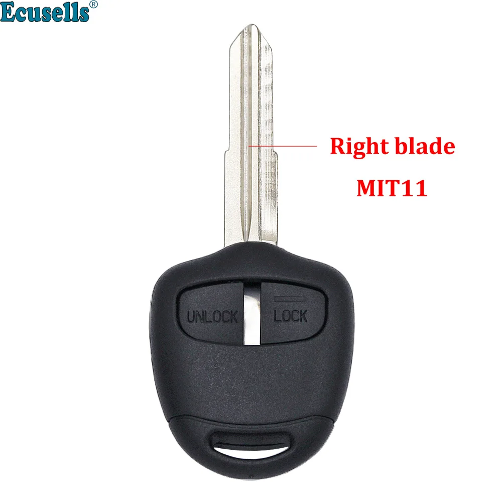 

Replacement Remote Key Shell key case cover 2 Button for MITSUBISHI Grandis Outlander MIT11 Right blade